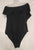 AMBIANCE Black bodysuit like NEW Women's 3X