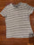 Helix grey striped ss top  Men's - XL