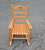 Rocking chair Blonde wooden