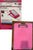 NEW PINK STORAGE CLIPBOARD
