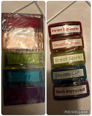 New teacher stamps