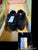 New Blk suede slippers  9 (Adult)