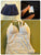 Blk wht 2 pc swim set  Women's Large 12-14