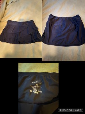 2 Blk swim skirts  Women's XL 16