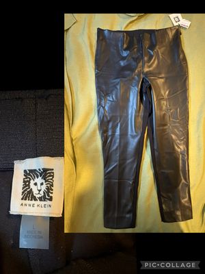 New Anne Klein faux leather  Women's - L