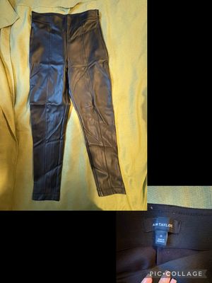 Anne Taylor faux leather pants  Women's 12
