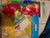 New lot of craft supplies Feathers and pompoms