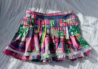 Designer Lucky in Love Tennis Skirt with Built-in Shorts 7-8
