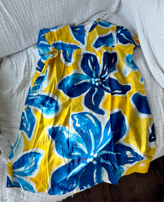 Designer Vilebrequin Smocked Resort Dress 10-12