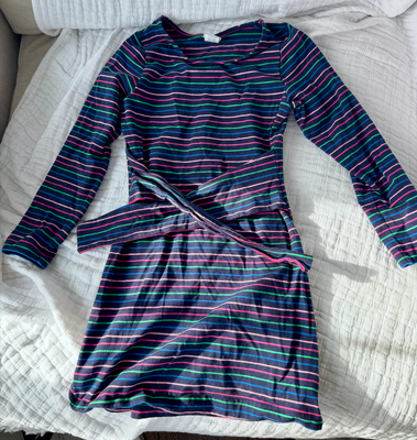 Designer Florence Eiseman Dress Long Sleeve with Belt 7-8