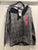 Nautica NWT grey and black plaid striped shirt with half zip up Men's - XL