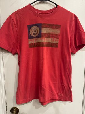 Life is Good Mens Life is Good Baseball Tshirt. Size Small Men's - S