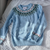 Classic Prep Light Blue Soft Thick Sweater 7-8