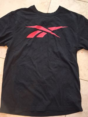 Reebok Men's Reebok t shirt black red logo Men's - S