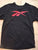 Reebok Men's Reebok t shirt black red logo Men's - S