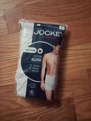 Jockey White brand new never opened tampered woven boxers white Men's - XL