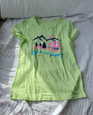 Glamping Neon T-Shirt Size 10 10-12