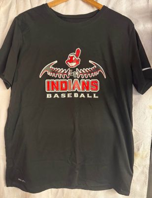 Nike Nike Dri-Fit Indians Baseball Size Large Men's - L