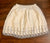 Gap plus White w/ grey eyelet flowers skirt 14-16