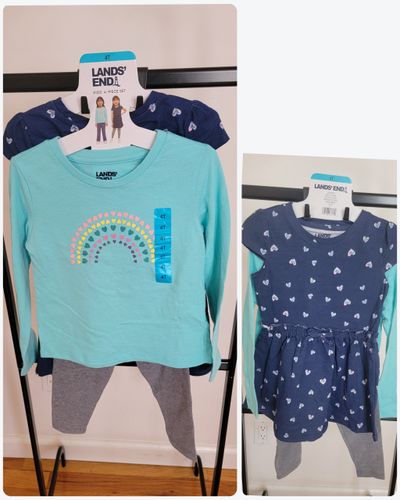 Lands End NWT 3 pcs set 4T