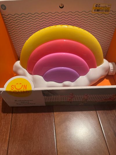 Brand new sun, squad, rainbow sprinkler attachment From target
