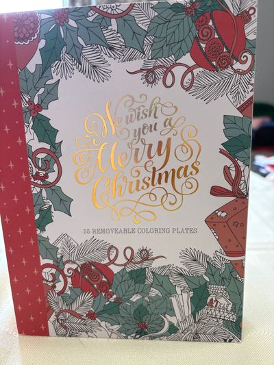 New - merry Christmas coloring book