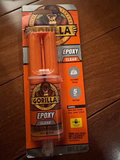 Brand new gorilla epoxy glue clear