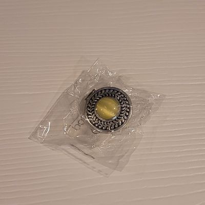 Paparazzi Silver Yellow Gem Ring