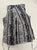 Sleeveless tunic black white Asymmetrical neck 28 in long Women's - XL