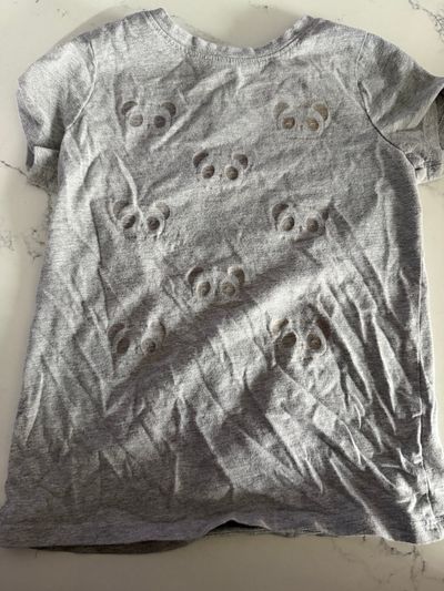 Cat & jack Gray panda t shirt 4T