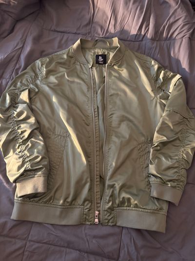 Art Class Army Green Lightweight Jacket 10-12