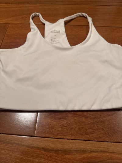 Girlfriend collective white sports bra  Women's - XS