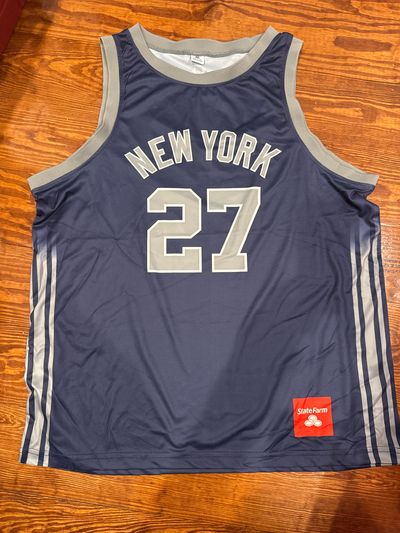 NY Yankees Sleeveless NY Yankees jersey number 27 Men's - XL