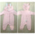 Carters Zip up bunny velour suit with cotton tail  3 Months