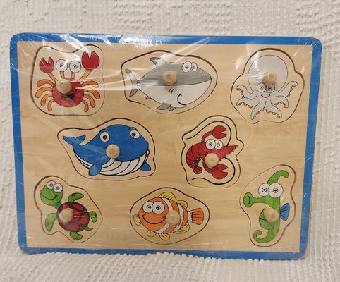 SEA ANIMALS WOODEN PUZZLE