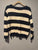 SHEIN Navy blue, white striped sweaters 10-12