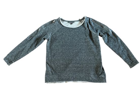 Rock & republic Grey w/ zippered sleeves Women's - S