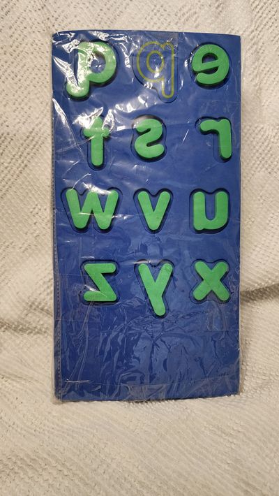 FOAM STAMPETRS LETTERS Pack of 2