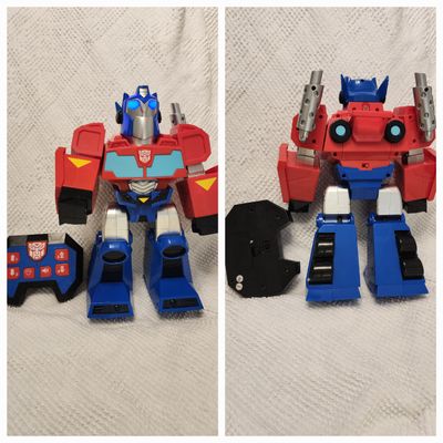 TRANSFORMER ROBOT walking lights & sounds RADIO CONTROL