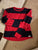 Gap kids Red and navy striped long sleeve boys shirt 10-12
