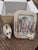 Brand new Lenox elephant picture frame with bank Wrapped and in the box 5 by 7 size