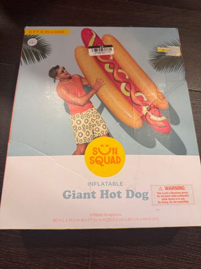 Brand new hotdog swim float from target retail $20