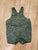 Carter's Green short overalls w/ dino design 12 Months