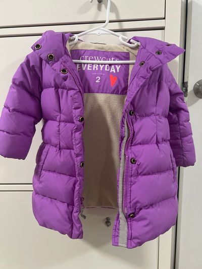Crewcuts Purple very beautiful coat for a girl 2T