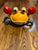 Crab tummy time and crawling toy Rechargeable and plays music