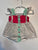 Rosie Pope Cute Striped Summer Dress w Teal & Hot Pink Accents 12 Months