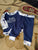 Little Brother Navy blue little brother outfit 0-3 Months