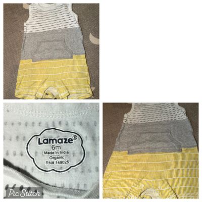 Lamaze Sleeveless romper 6 Months