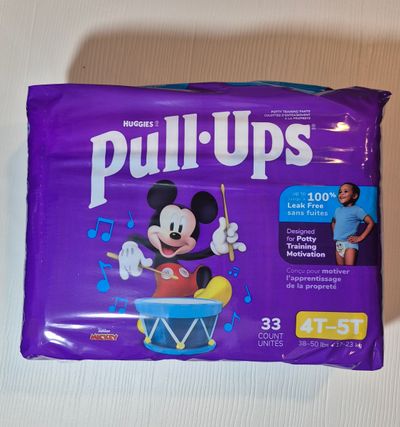 Pull Ups 33 count 4t-5t New