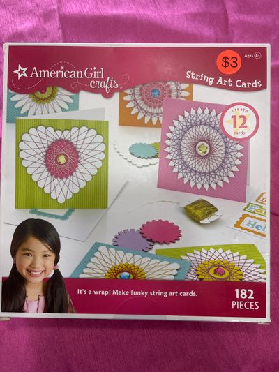NEW - American Girl Crafts String Art Cards